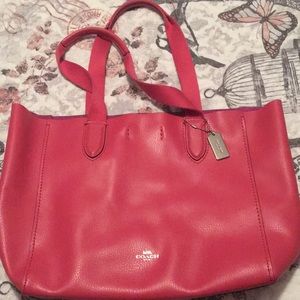 Coach casual soft leather tote